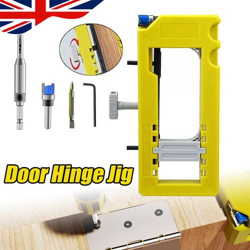 Door hinge routing jig - hinge,