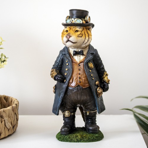 Steampunk gentleman tiger - steampunk,