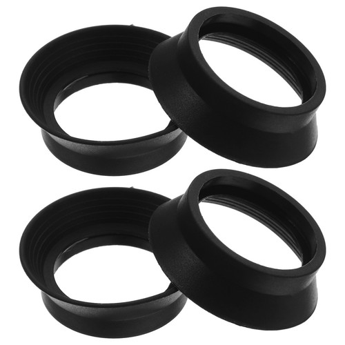 Black rubber microscope - black,