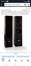 auna black floor 2 speakers (34 x 8 x 10 inches) Line 1005, 3 Way 10032793