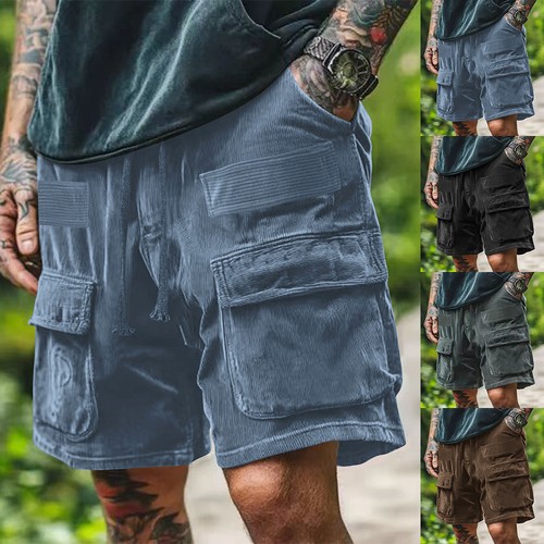 Mens corduroy cargo combat - mens,