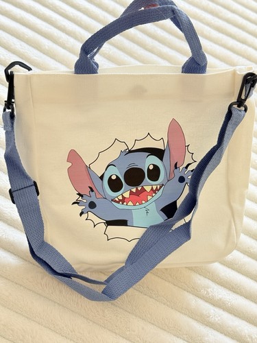 Stitch girls canvas tote bag - stitch,