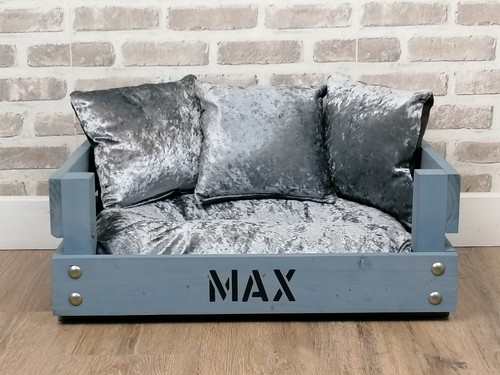 Small personalised grey rustic - small,
