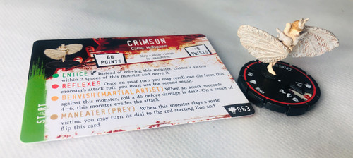 Horrorclix crimson 063 red - crimson, #063