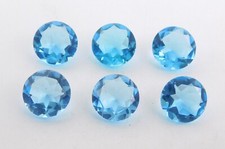 Lab Created Blue Topaz Round