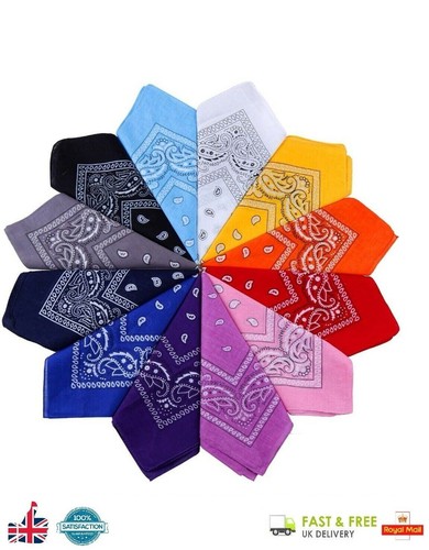 Bandana paisley neck head - bandana,