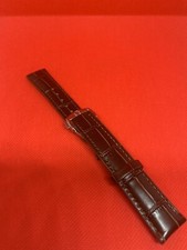 For OMEGA 18mm Genuine Brown