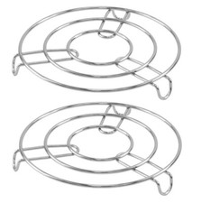 2x Metal Kitchen Pan Coaster Trivet Kitchen Hot Pot Holder Stand Heatproof 20cm