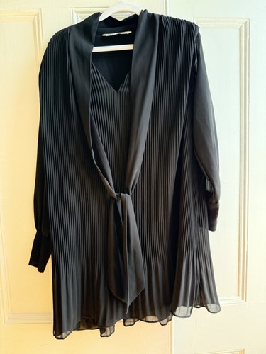 Zara black long sleeve dress - zara,