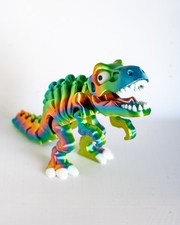 Articulated rainbow rex - articulated,