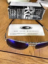 Oakley Deviation Sunglasses Titanium Frames Ice