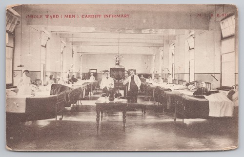 Antique postcard cardiff - antique,