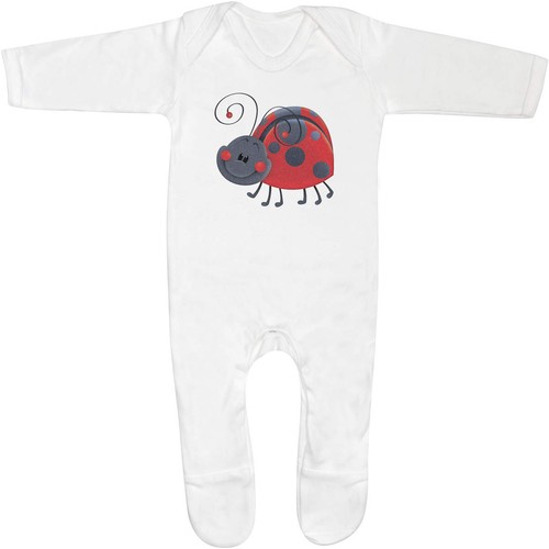 Ladybird baby sleepsuit - 'ladybird', /