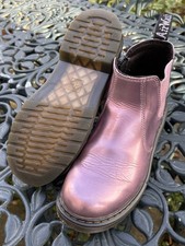 Dr Martens Doctor Martens 2976 Y Metallic Pink Chelsea Boots Size Uk 4 Eu 37