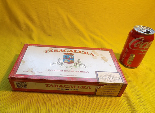 Empty wooden cigar box from - cigar,