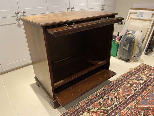 Vintage mahogany storage - vintage, tv/storage