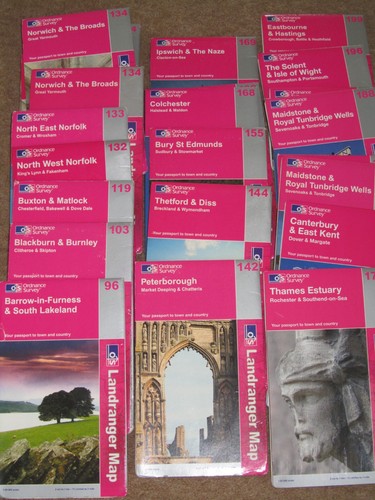 Ordnance survey landranger - ordnance,