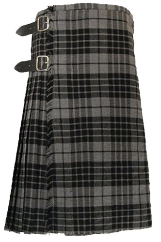 Scottish kilt men grey - ,