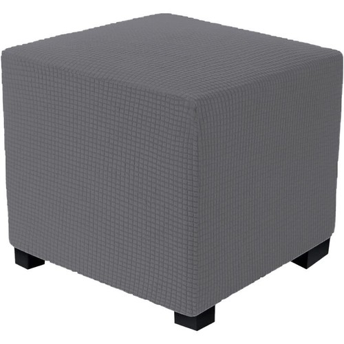 Square stretch footstool cover - stretch,