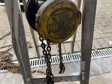 Morris BN5 1/4 ton vintage block /  tackle chain hoist
