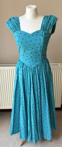 Vintage laura ashley turquoise - vintage,