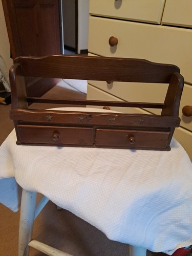 Vintage wooden wall mounted - vintage,