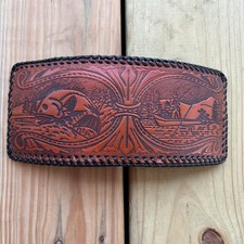 Vintage Hand Tooled Leather