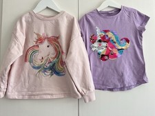 Girls 6-7 Years Unicorn Top