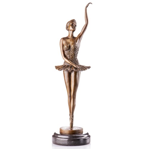 Bronze sculpture ballerina - sculpture, on