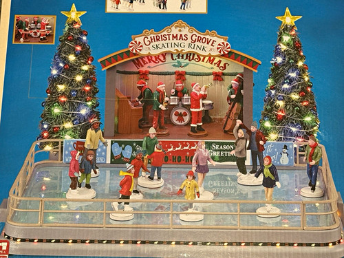 Lemax christmas grove skating - lemax,