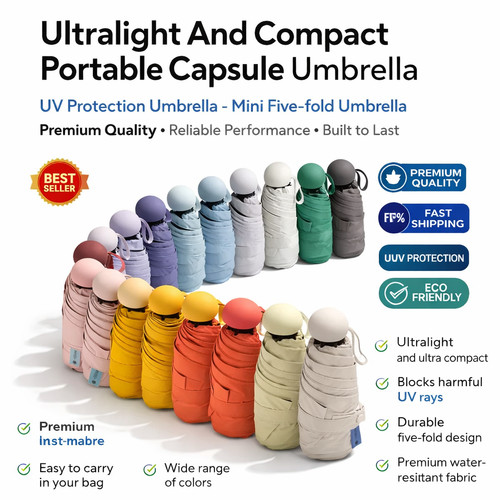 Mini pocket compact umbrella - mini,