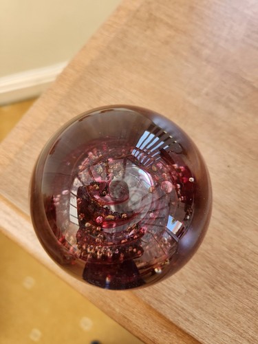 Cranberry pink with gold - pink,