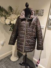 Avon Leopard print padded jacket size 18-20 new without tags