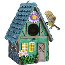 Bird Houses Garden Resin Bird