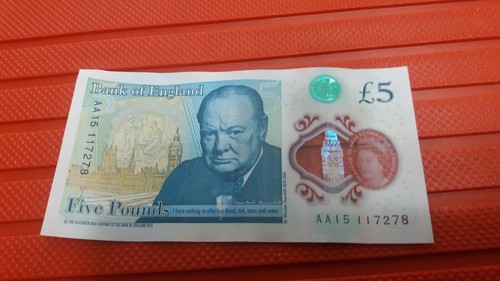 Five pound note aa15 - -,