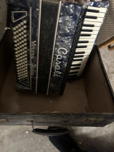 Black casali accordion with - accordion,