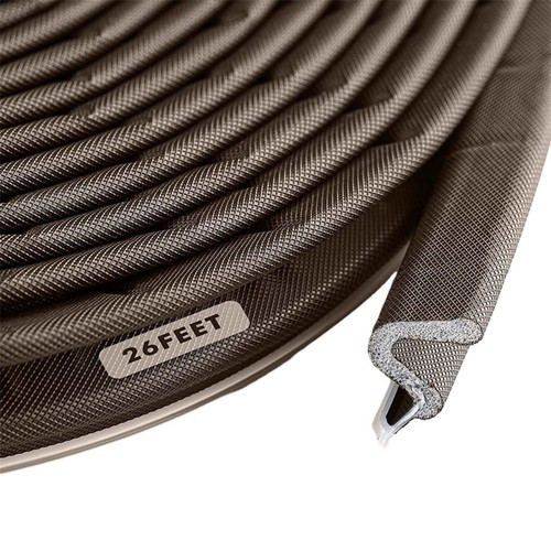 Brown weatherstrip shape - v,