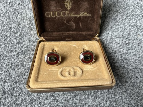 Gucci gold colour cufflinks
