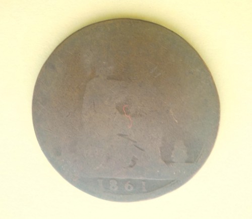 British one penny - 2,