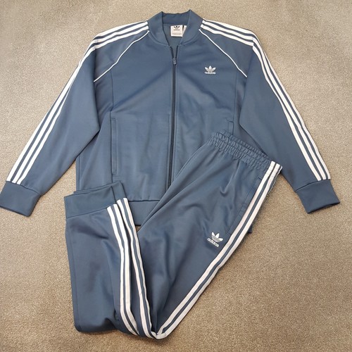 Adidas tracksuit set blue - adidas,