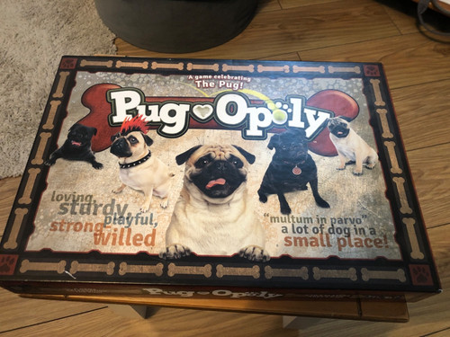 Pug opoly board game great - game,