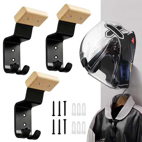 Motorcycle helmet holder wall - holder,