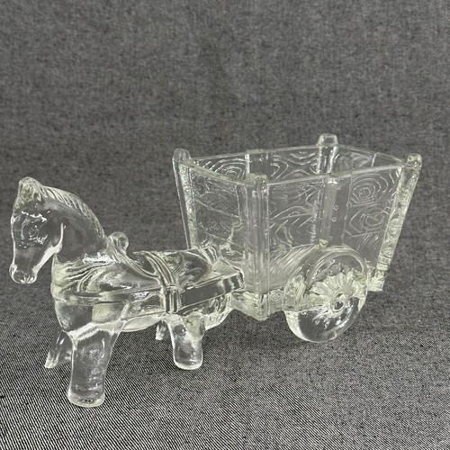 Jeanette glass donkey cart - jeanette,