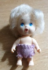 1 x 1990 Vintage Quints Doll -  Tyco Drink and Wet Babies - Purple Nappy