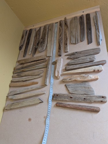 125 flat driftwood pieces - driftwood,