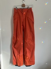 Patagonia Snowshot Ski Snow Pants Orange Men’s Small RECCO System