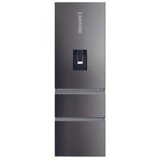 Haier HTW5618EWMP 357L Series 5 60cm No Frost Fridge Freezer - Dark Inox 37607