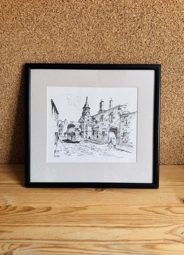 Framed original hand drawn - original,