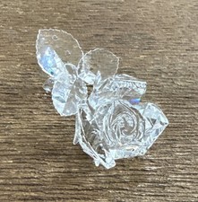 Swarovski crystal rose - swarovski, 3”