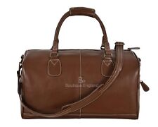 HOLDALL Leather Bag Weekend Bag Duffel Travel Gym Genuine Leather Bag Luggage
